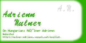 adrienn mulner business card